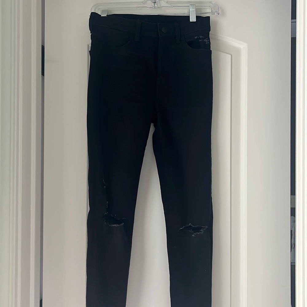 American Eagle Black Ripped Jeans